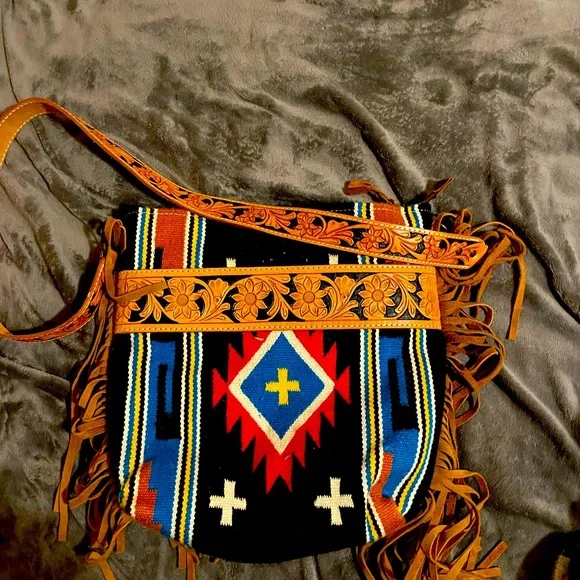 Western leather bag - Picture 1 of 1